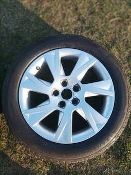 ALU kola 5x112 R17 Audi, vw - letní Bridgestone 215/55/17 - 6