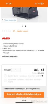 VŘETENOVÁ SEKAČKA ALKO + KOŠ - 6