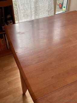 dřevěný stůl 150x90x75 (s rozšířením o 30 cm) - 6