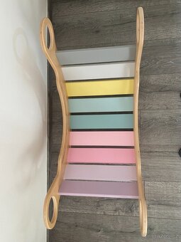 Montessori houpačka Elis Design 5v1 pastel - 6