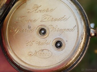 Starožitné kapesní hodinky - klíčovky Francie 1860 - 6