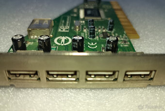 PCI řadiče 2x COM + LPT a 5x USB - 6