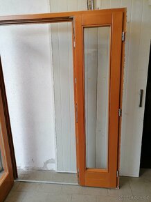 Dveře dřevěné 150cm x 212cm - 6