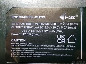 Zdroj / nabíječka / napájecí adaptér USB - C 112W - 6