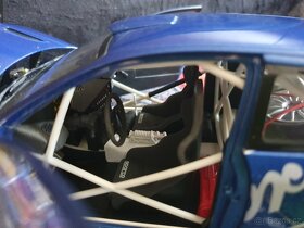 Ford Focus wrc 1:18 rally Autoart test car,detailní - 6