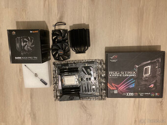 Set: MB ASUS X399 ROG, AMD TR 2950x, 32GB RAM, Tower chladič - 6