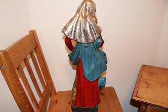 Marie a Jezulátko soška socha dřevo (225K) - 6