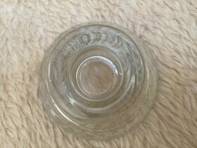 krásné elegantní skleněné SVÍCNY na velké i malé svíčky 4 ks - 6