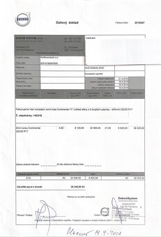 Komplet sada VOLVO R17 5x108 + Zimni pneu Continental - 6
