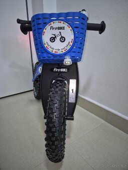 Odrážedlo FirstBike Fat modré, jako nové, záruka do 24.2.27 - 6