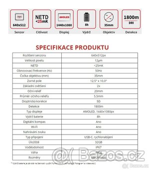 Termovize Infiray EYE EH 35 - 6