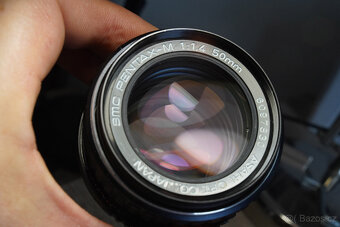 SMC Pentax-M 50mm f/1.4 – pěkný stav, pentax K bajonet - 6