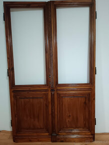 Prodám historické repasované vnitřní 2křídlé dveře - 6