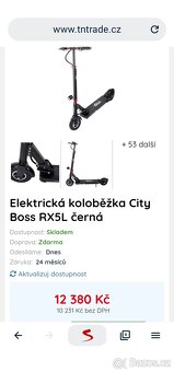 Elektro koloběžka  City Boss RX5L - 6