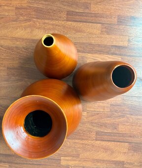 3 bambusové vázy - 6