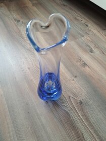Váza hutní sklo - 6