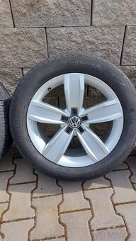 Alu kola 5x112 r17 Istanbul originál vw Passat b8 letní pneu - 6