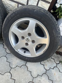 Prodám alu kola Peugeot 175/65 r14 - 6