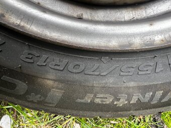155/70 R13 75t zimní, disky 4x100 - 6