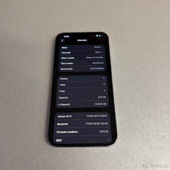 iPhone 13 Pro Max 256GB, pěkný stav, 12 měsíců záruka - 6