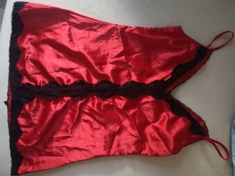 Červená sexy košilka vel. M - 6