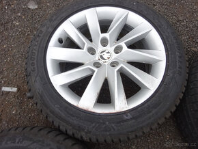 Alu kola Škoda Superb 3 215/55/17 zimní 6mm - 6
