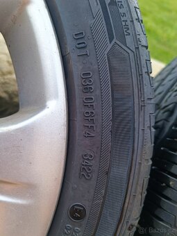 Originál kola Opel 17x7.0 ET 39 + letní pneu 7mm - 6