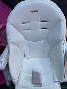 Dětská jídelní stolička a lehátko - Peg Perego jako nové - 6