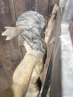 Starý Kristus dřevěný , super model - 6