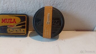 Staré plechové krabičky z jehlami do gramofonů - 6