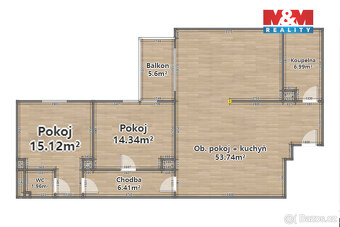 Prodej bytu 3+1, 100 m², Janovice Úhlavou, Rozvojová zóna - 6