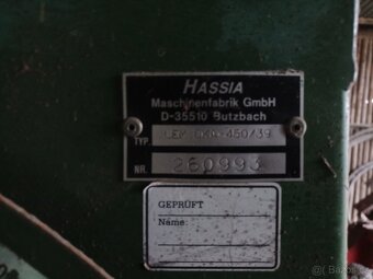 Secí stroj Hassia 450 - 6