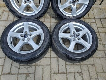 Alu kola 5x112 r16 6,5j et50 letni pneu 205/55/16 - 6