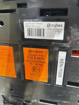Autosedacka Cybex Solution X-fix 15-36kg - 6
