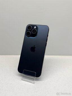 ZÁNOVNÍ APPLE IPHONE 15 PRO MAX 256GB-MODRÝ,100% BATERIE - 6