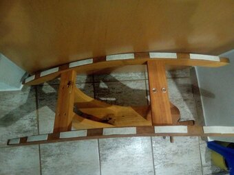 Velký houpací kůň dřevěný - 6