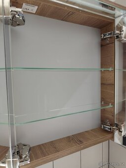 Koupelnová skříňka 80 cm dřevojas. - 6