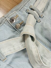 Pevné moderní široké džíny z C&A, vel. 46 - nové - 6