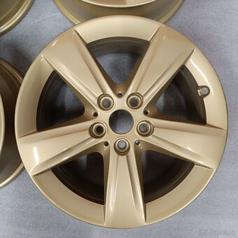 Alu kola BMW 7,5Jx17'' , 5x112 , ET54 TOP zlatá... - 6