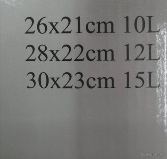 Hrnce nové nerez Gastro užitný objem: 10, 12, 15 l - 6