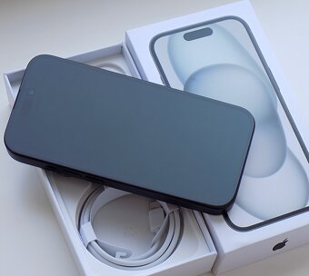iPhone 15 Black BATERIE 100% TOP - 6