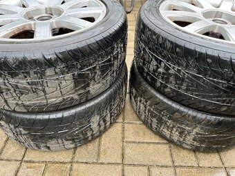 4x alu disky 5x112 R17, letní pneu - 6