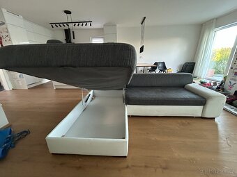 Rozkládací sedačka – hodně používaná, za odvoz - 6