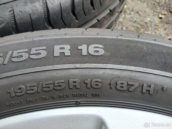 Sada Orig ALU kol Opel 195/55R16 letní - 6