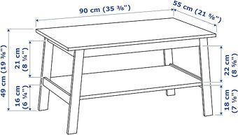 Konferenční stolek IKEA LUNNARP - 6