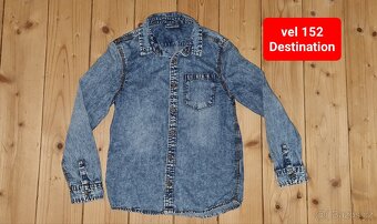 Vel 152-158 trička,rifle,bundy,košile.... - 6