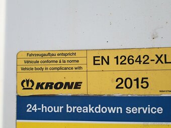 Krone SD, STANDARD, 34 PALET, TŘÍSTRANNÁ SHRNOVACÍ PLACHTA, - 6