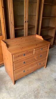 Ikea Leksvik komoda 4š masiv antik hemnes - 6