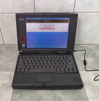 RETRO NOTEBOOK ACER NOTE LIGHT 350PC Z ROKU 1996 - 6