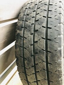 15” VW plechový disk 5x112,letní pneu Barum Vanis 195/70/15c - 6